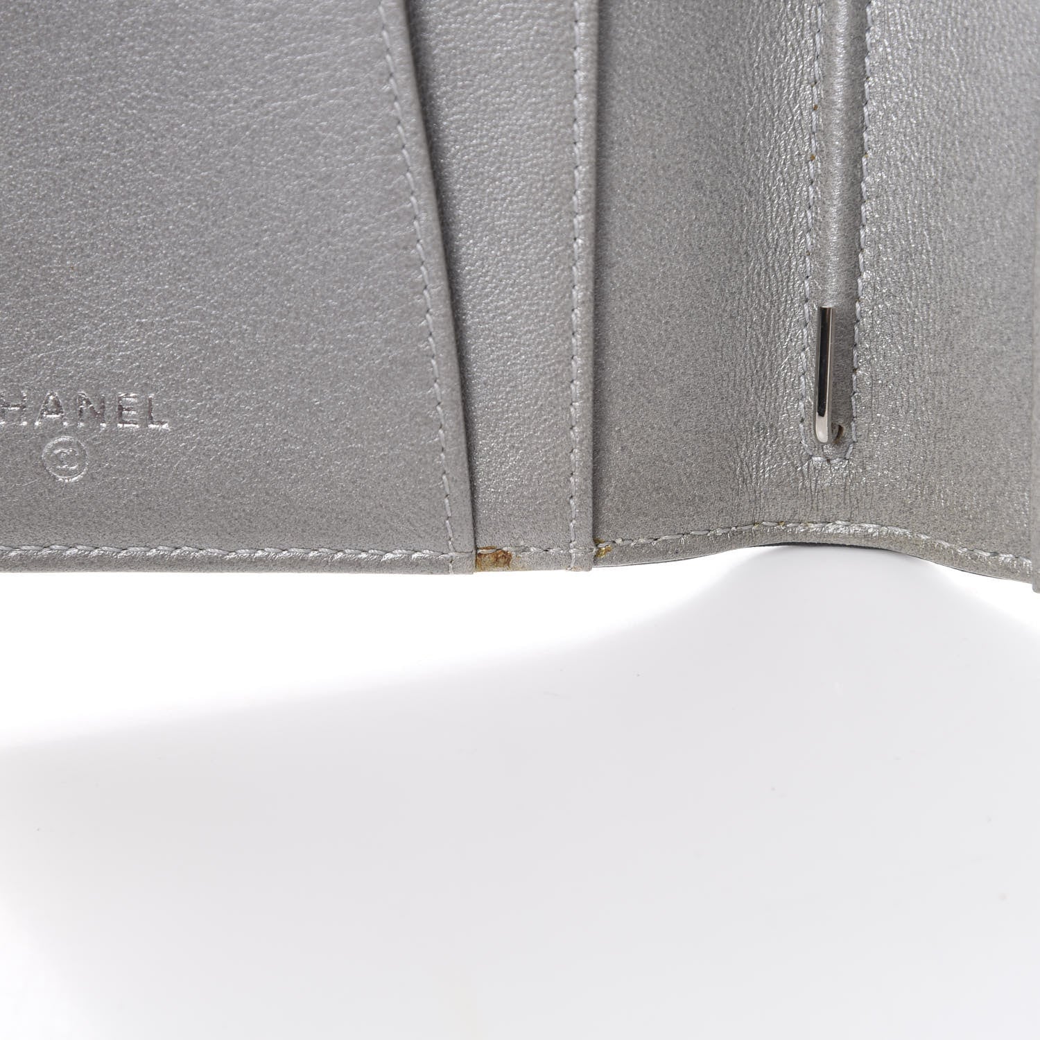 Chanel Lambskin Camellia Embossed Medium Agenda Cover Black 8 of 10