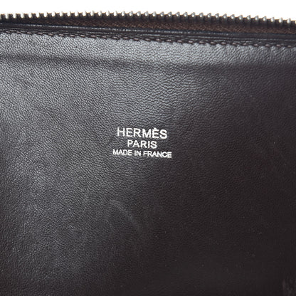 Hermes Taurillon Clemence Bolide 31 Chocolate 6 of 15