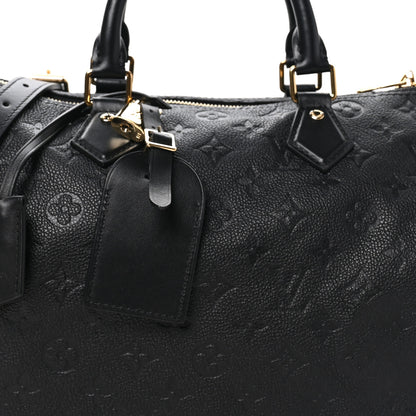 Louis Vuitton Empreinte Monogram Speedy Soft 30 Black 7 of 9