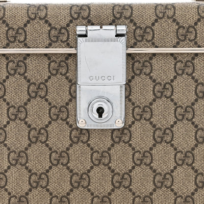 Gucci GG Supreme Monogram Globe-Trotter Beauty Case Brown 9 of 13