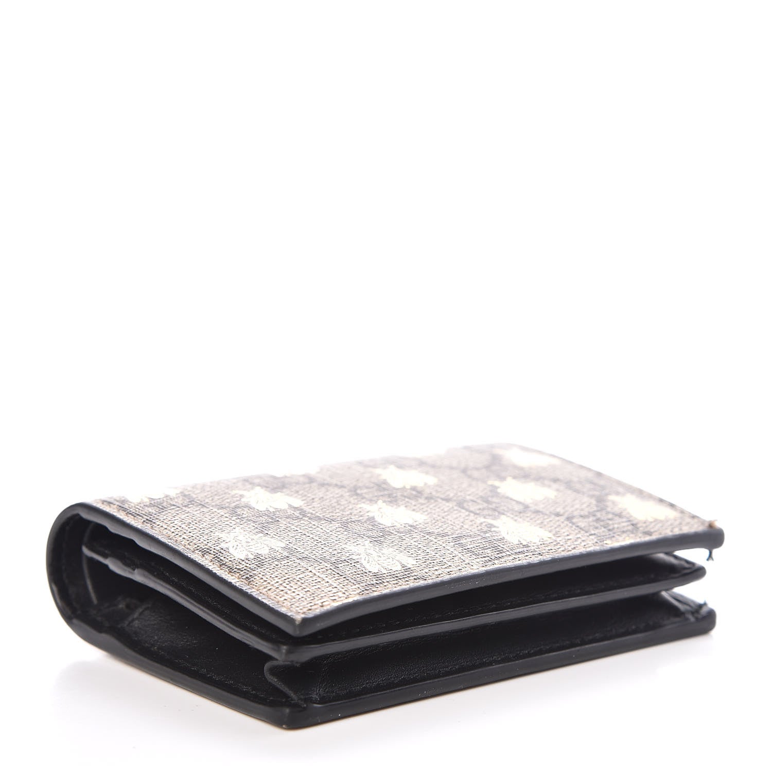 Gucci GG Supreme Monogram Bee Print Card Case 4 of 9