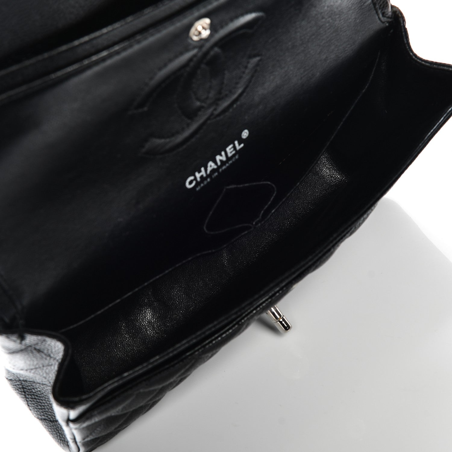 Chanel Caviar Quilted Medium Double Flap Black 5 of 7