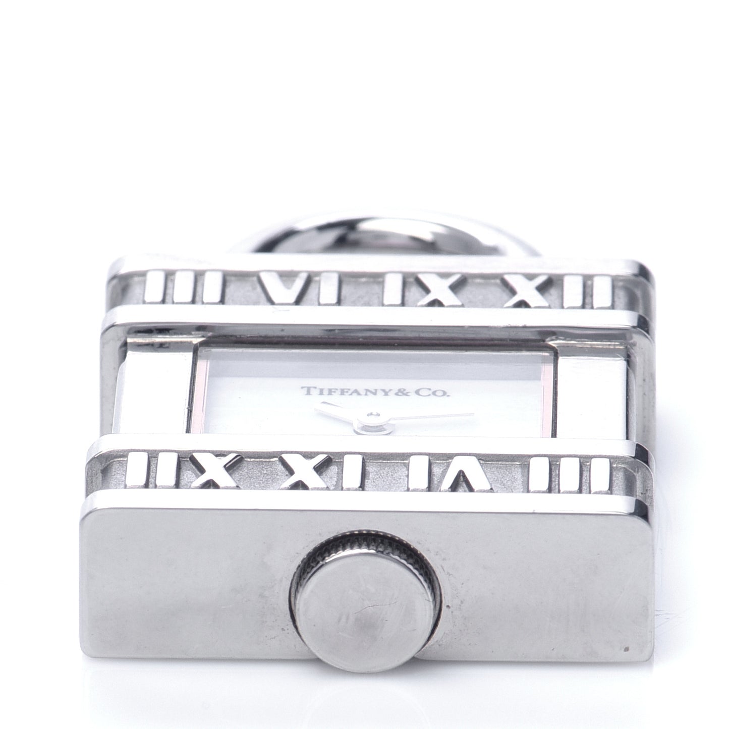 Stainless Steel 21mm Atlas Lock Charm Quartz Watch