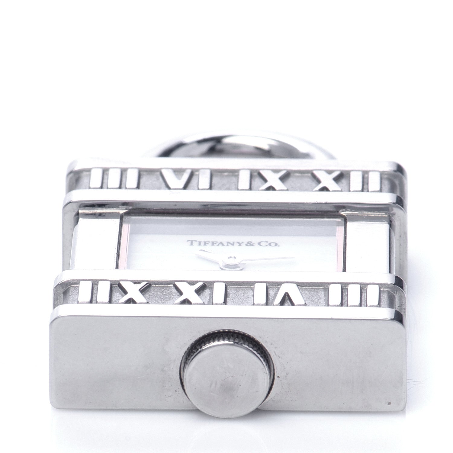 Tiffany Stainless Steel 21mm Atlas Lock Charm Quartz Watch 4 of 6
