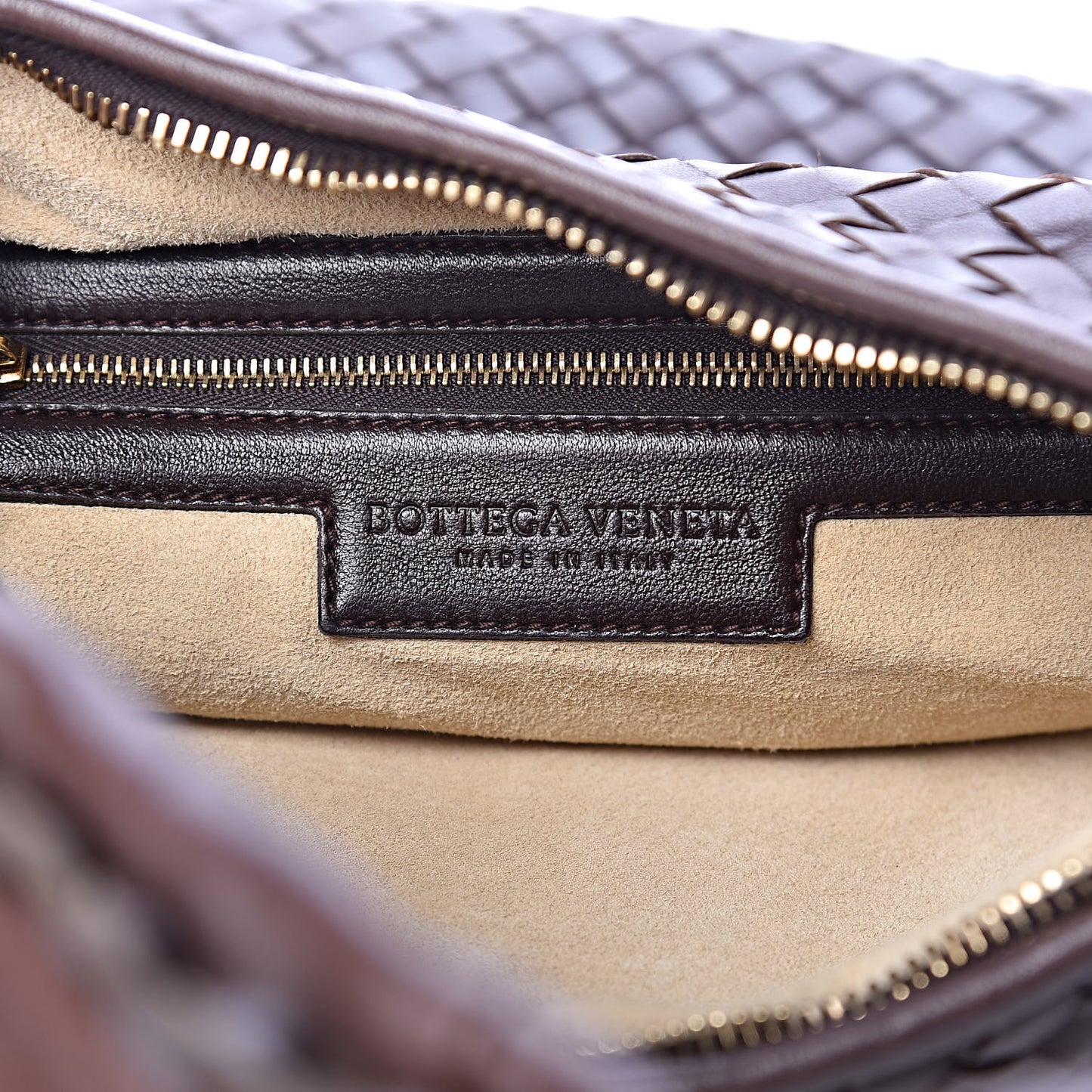 Nappa Intrecciato Medium Veneta Hobo Ebano