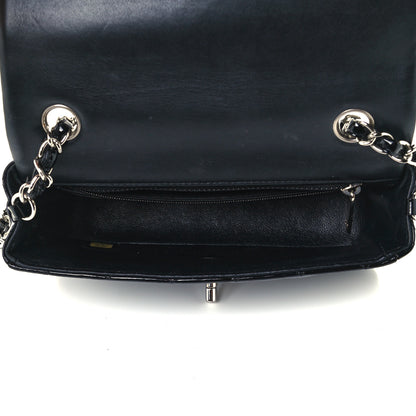 Chanel Patent Calfskin Quilted Mini Rectangular Flap Black 5 of 12