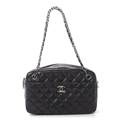Chanel Lambskin Quilted Medium Camera Case Black 1 of 17