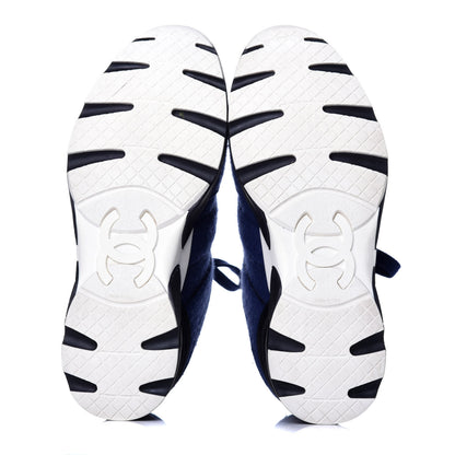 Chanel Wool Mens Sneakers 42 Blue 5 of 8