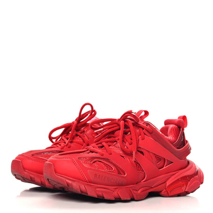 Balenciaga Mesh Nylon Womens Track Sneakers 37 Red 4 of 11