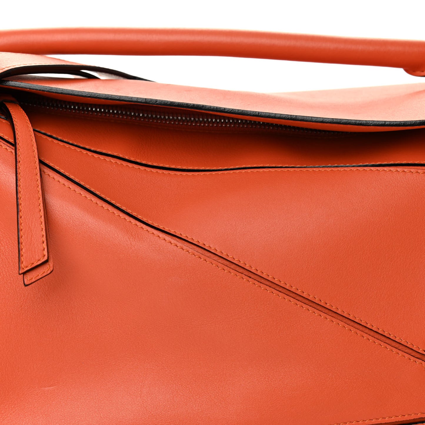 Calfskin Medium Puzzle Bag Coral