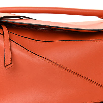 Loewe Calfskin Medium Puzzle Bag Coral 7 of 9