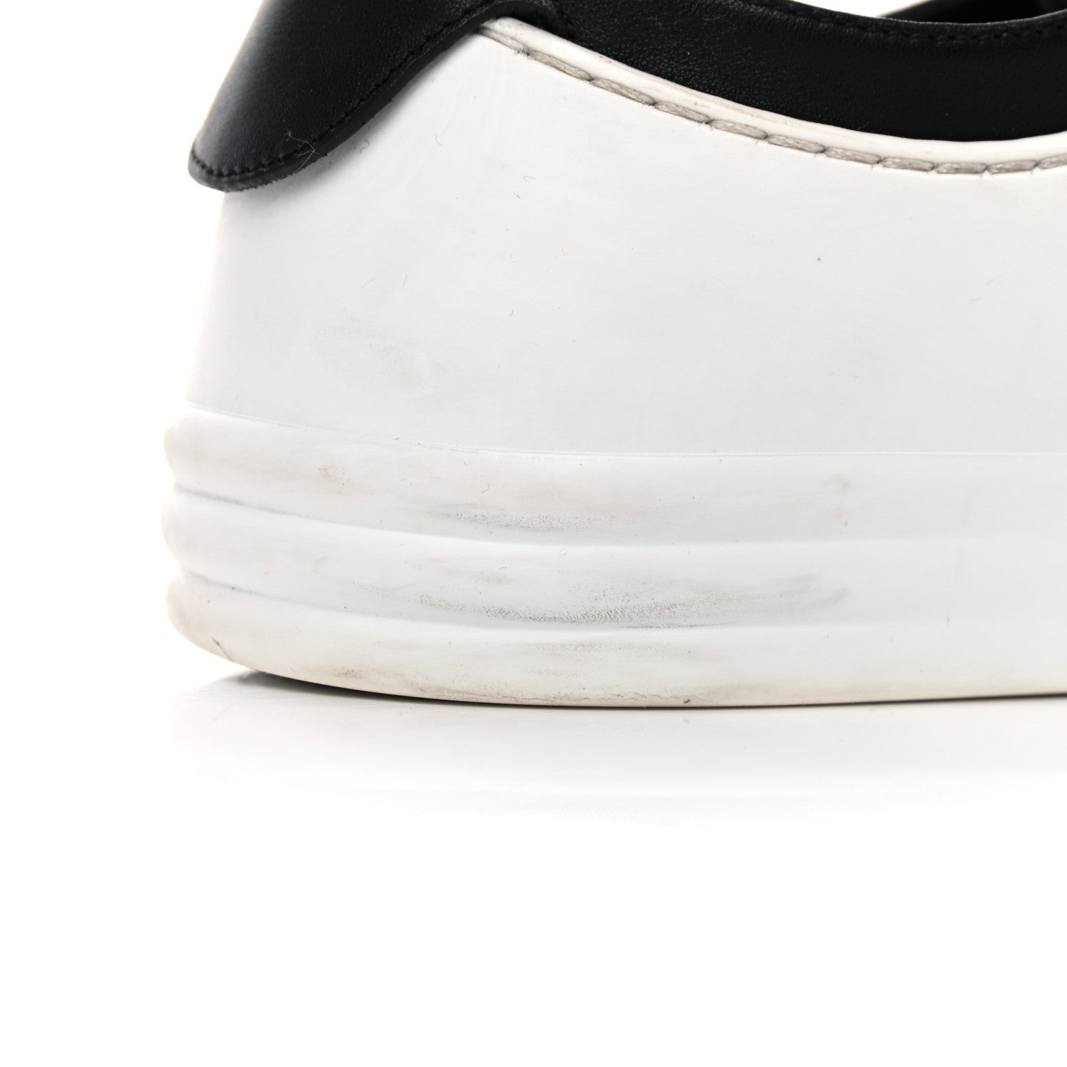 Chanel Calfskin Womens CC Sneakers 39.5 Black White 12 of 16