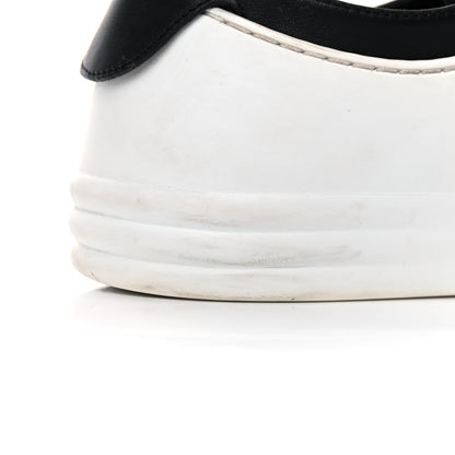 Chanel Calfskin Womens CC Sneakers 39.5 Black White 12 of 16