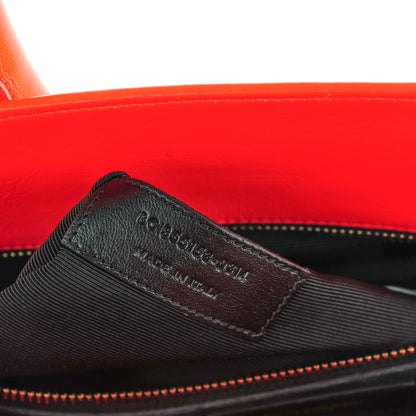 Saint Laurent Calfskin Small Sac De Jour Neon Orange 7 of 7