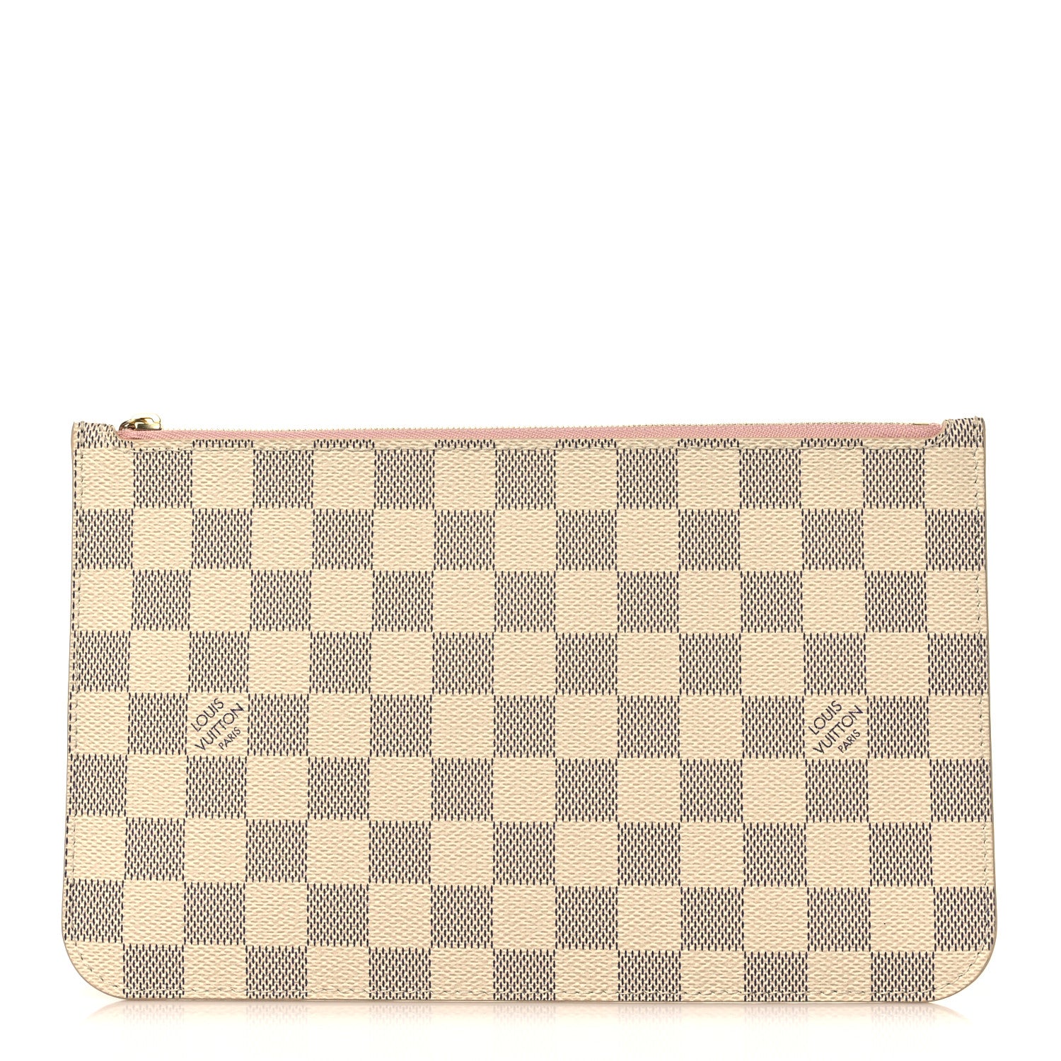 Louis Vuitton Damier Azur Neverfull MM GM Pochette Rose Ballerine 1 of 6