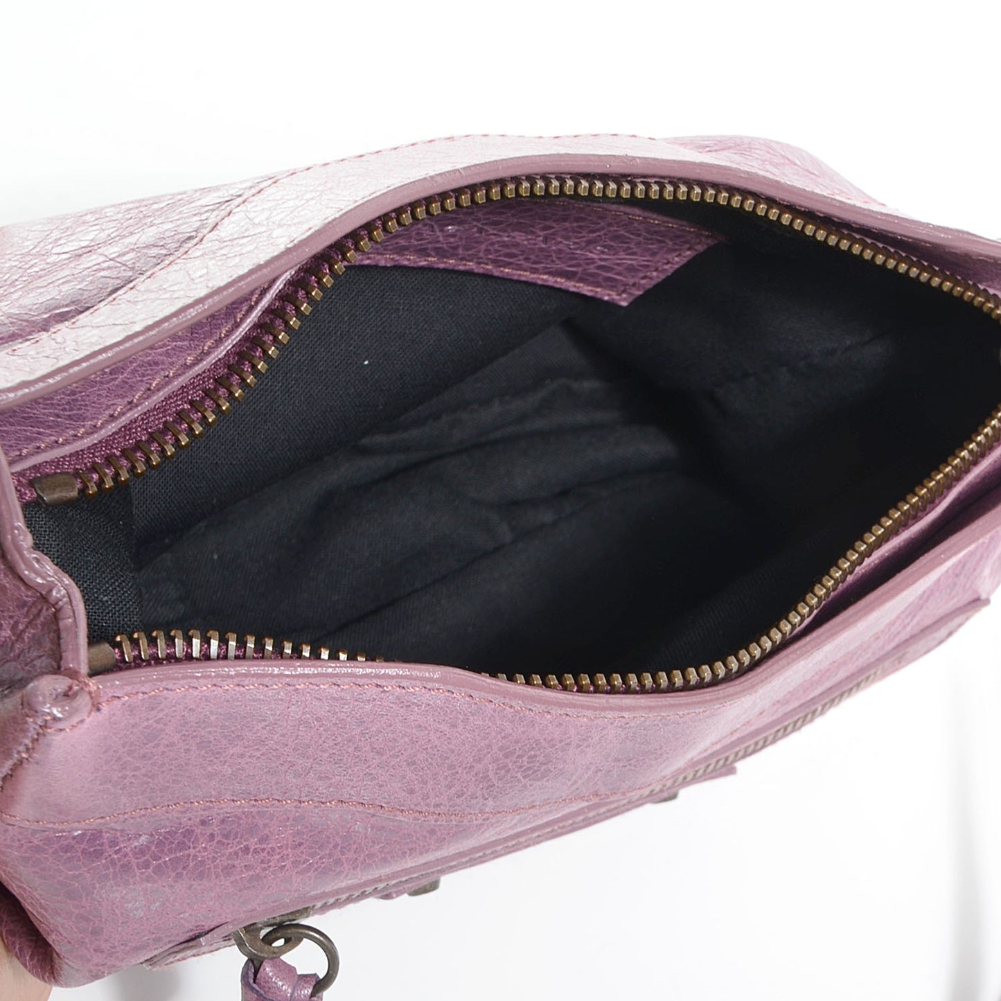 Agneau Trousse Maquillage Makeup Clutch Bag Murier