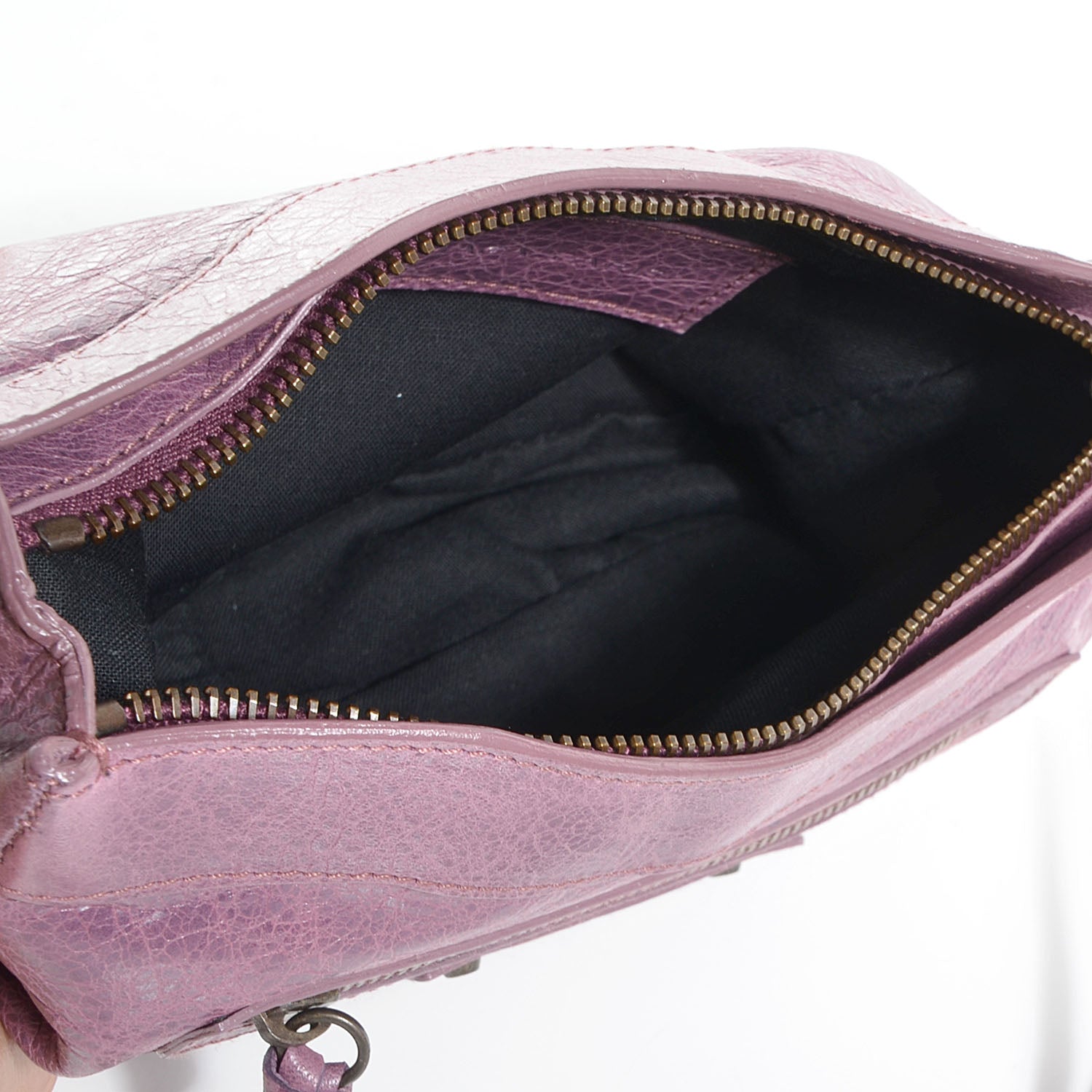 Balenciaga Agneau Trousse Maquillage Makeup Clutch Bag Murier 6 of 11