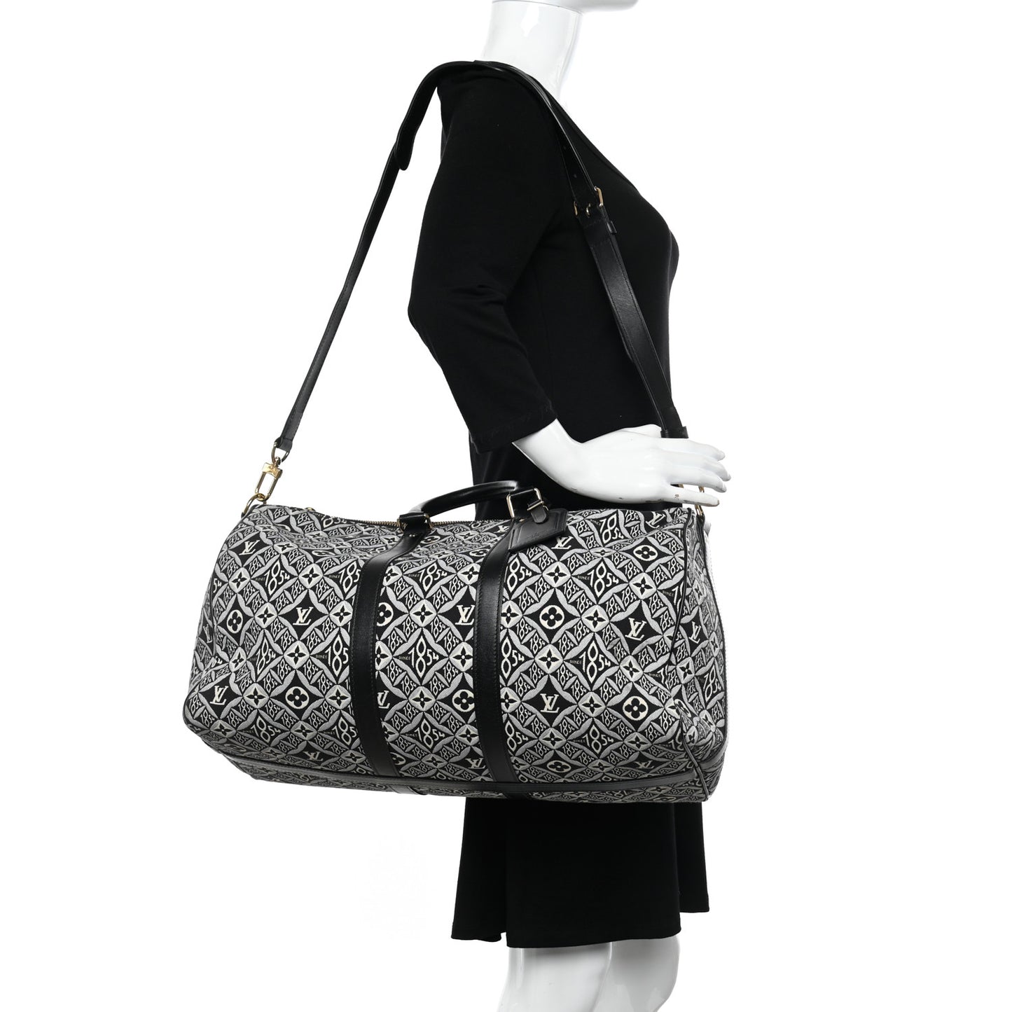 Jacquard Since 1854 Keepall Bandouliere 45 Grey