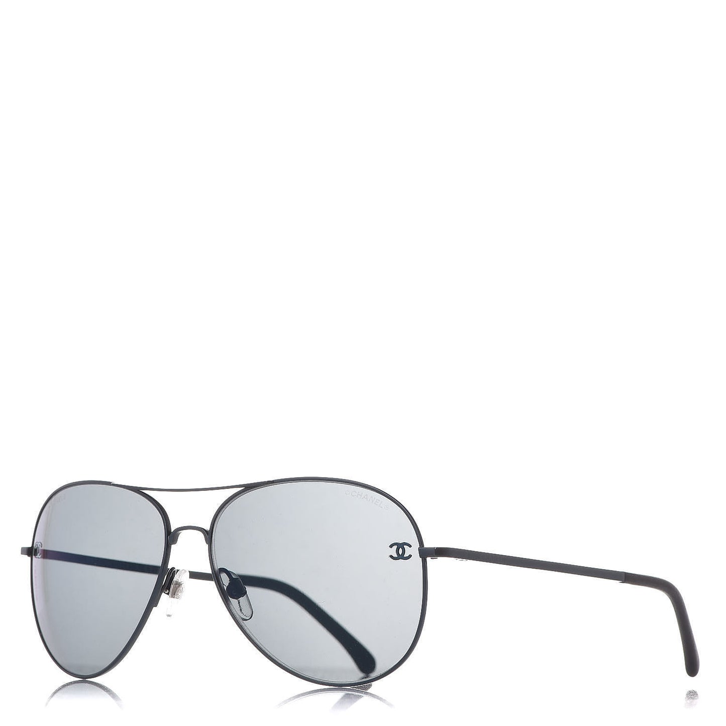Metal Aviator CC Sunglasses 4189 T-Q Black