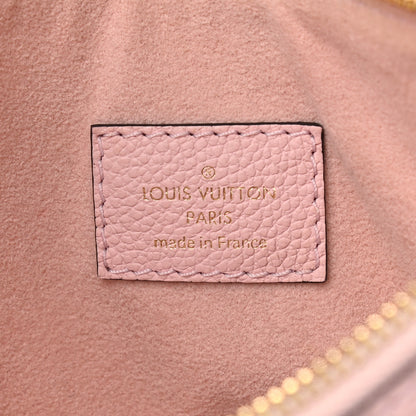 Louis Vuitton Empreinte Monogram Giant By The Pool Marshmallow Hobo PM Bouton De Rose 6 of 9