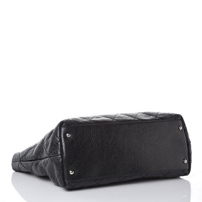 Chanel Glazed Calfskin Large On The Road Tote Black 4 of 15