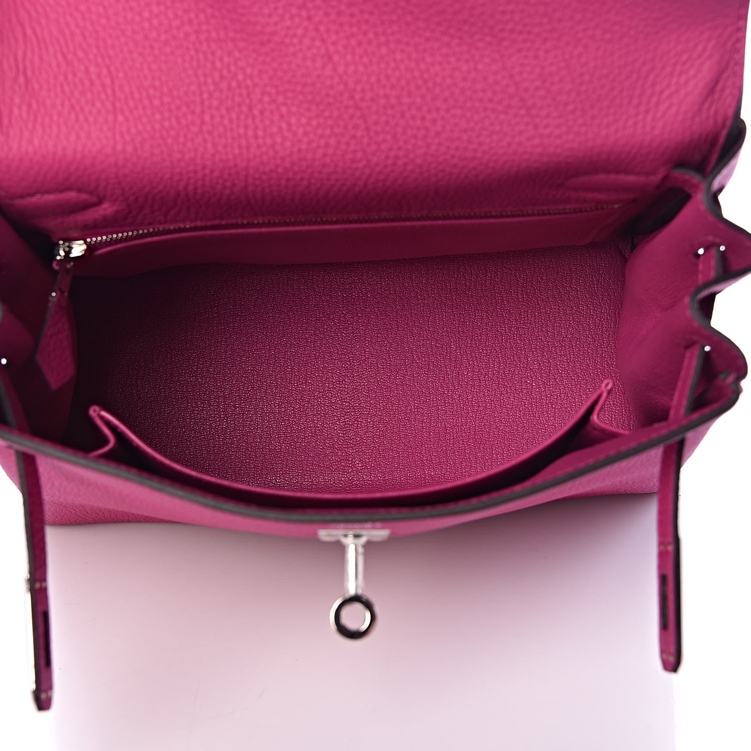 Hermes Togo Kelly Retourne 25 Rose Pourpre 8 of 36