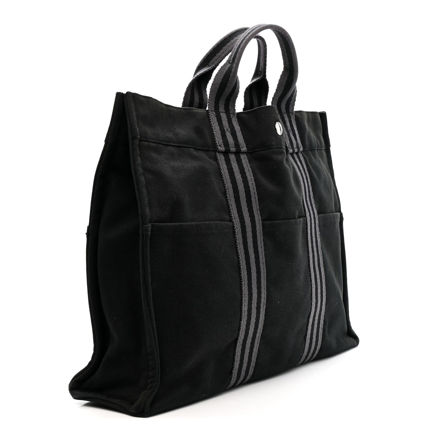 Canvas Herline MM Tote Black