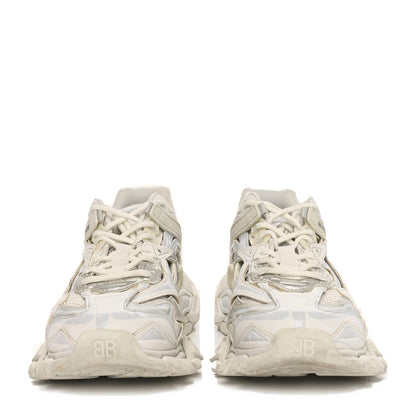 Balenciaga Rubber Mesh Womens Track.2 Open Sneakers 40 White 3 of 8