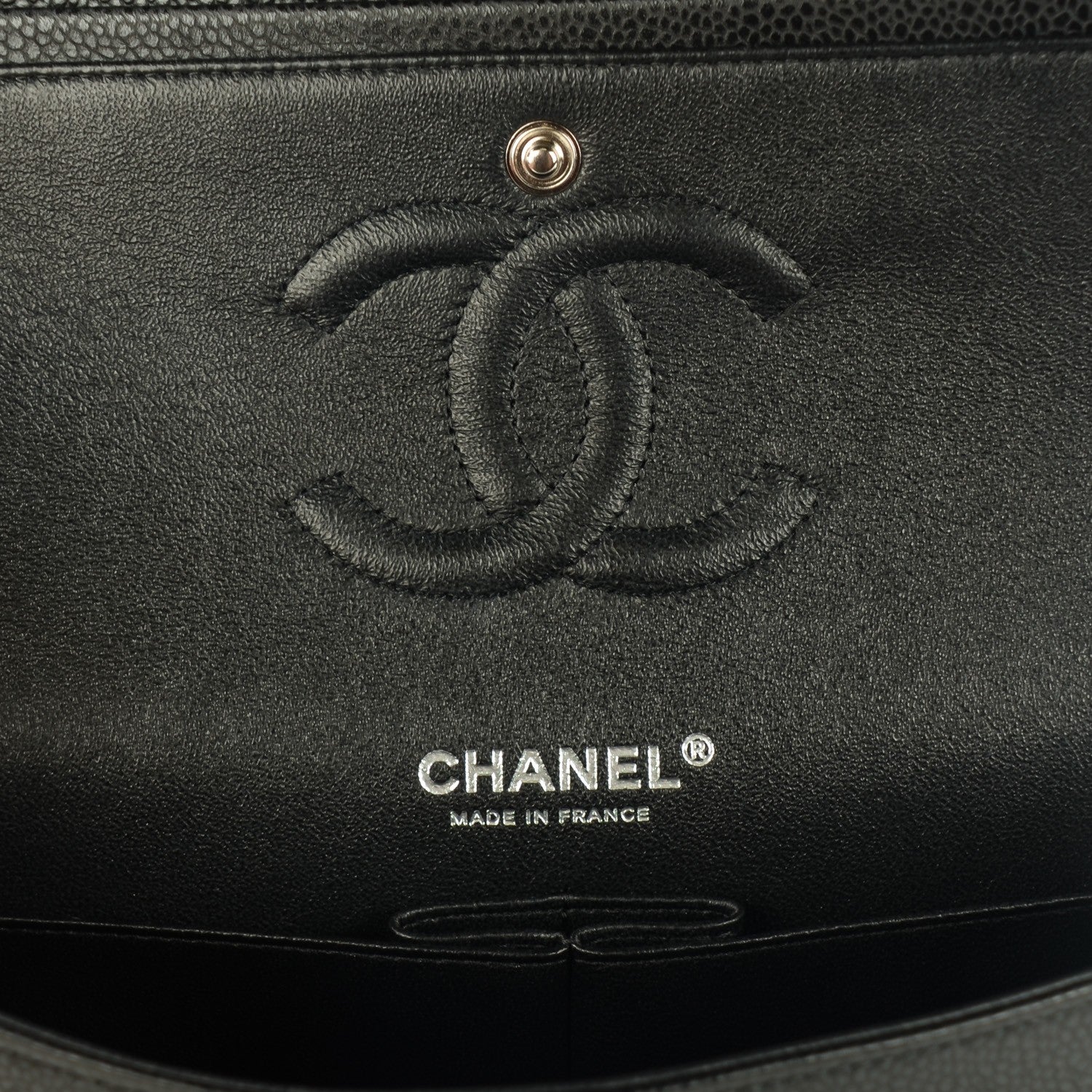 Chanel Caviar Quilted Medium Double Flap Black 5 of 7