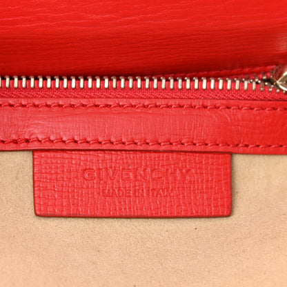 Givenchy Textured Calfskin Mini Pandora Box Crossbody Bag Red 6 of 11