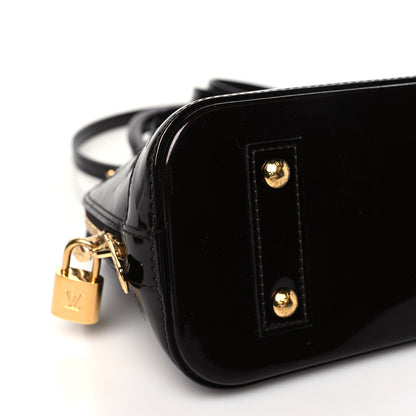 Louis Vuitton Vernis Alma BB Griotte 8 of 9