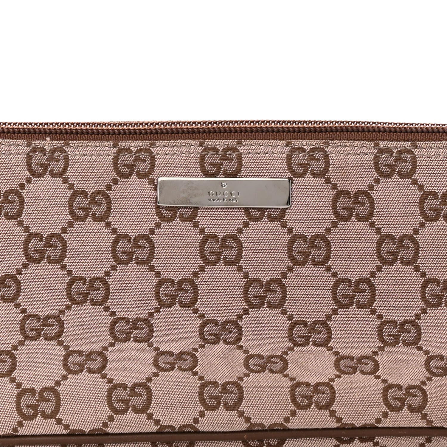 Gucci Monogram Boat Pochette Brown 8 of 15
