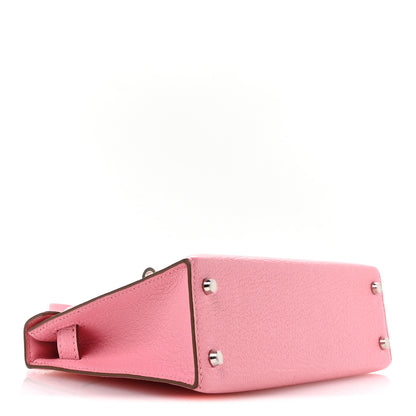 Hermes Chevre Mysore Mini Kelly Sellier 20 Rose Confetti 3 of 10