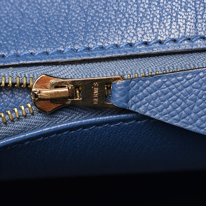 Hermes Epsom Birkin 35 Bleu Agate 11 of 34
