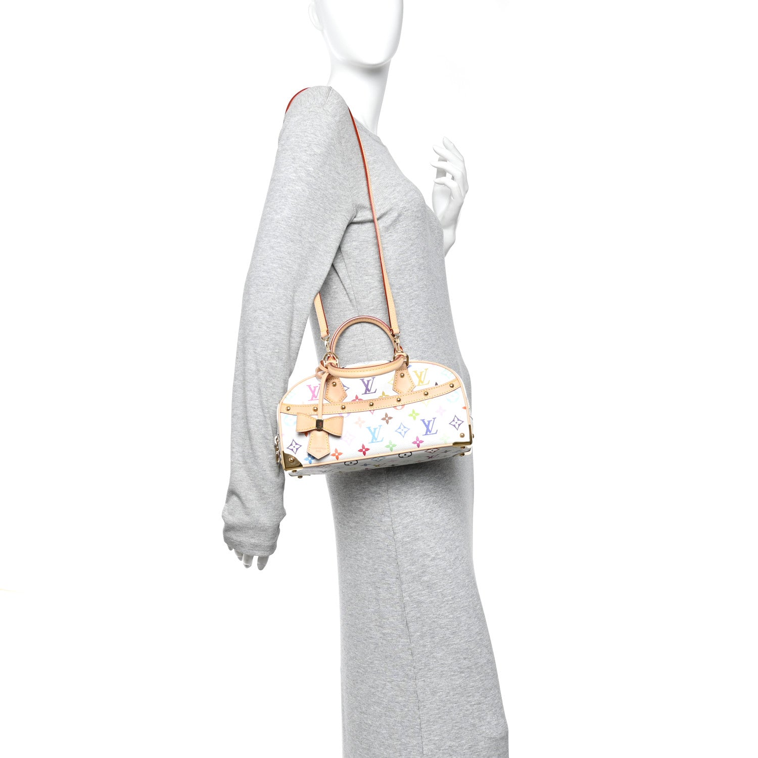 Louis Vuitton LV x TM Monogram Multicolor East West White 2 of 9