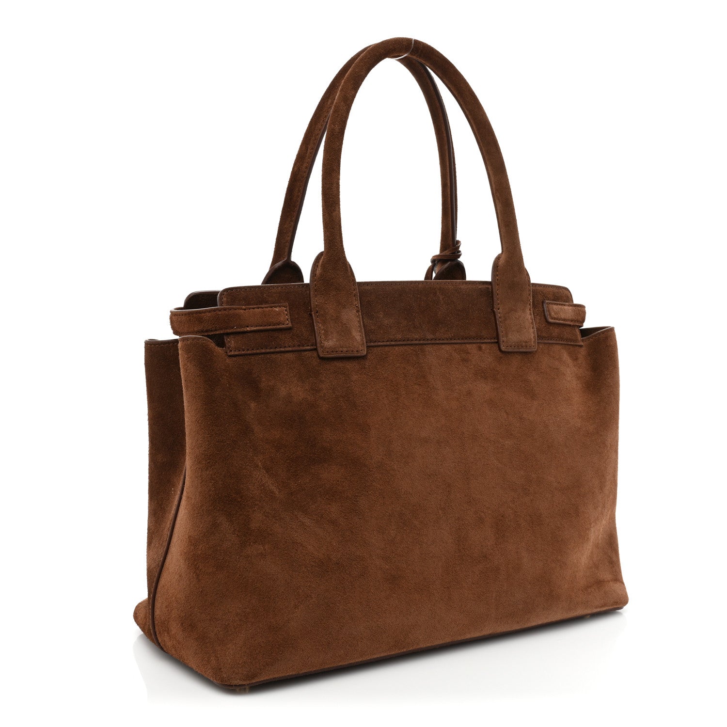 Celine Suede Medium Conti Brown 3 of 14