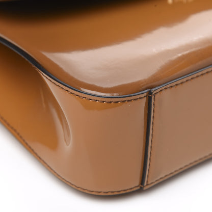 Chloe Spazzolato Sfumato Calfskin Small C Double Carry Autumnal Brown 7 of 10