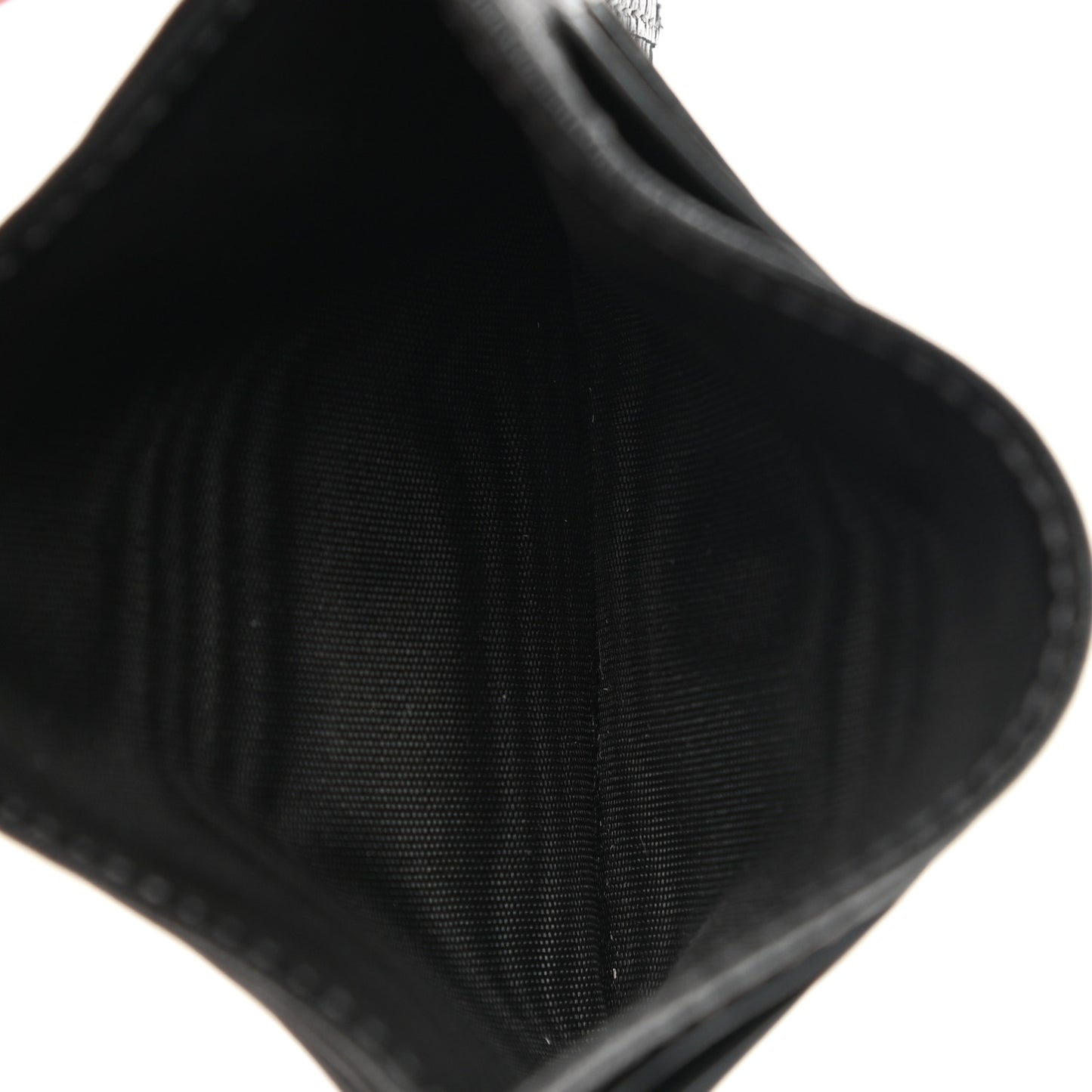 Stamped Calfskin Cardholder Black