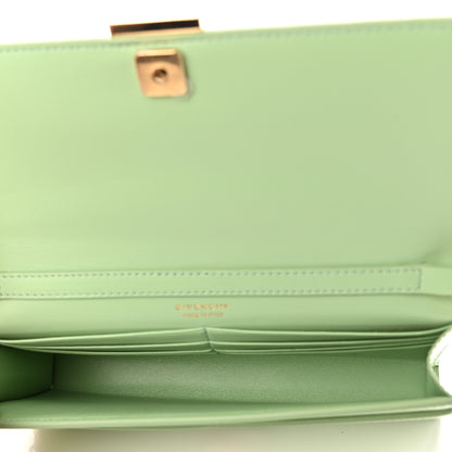 Givenchy Shiny Calfskin 4G Wallet on Chain Pistachio 5 of 9