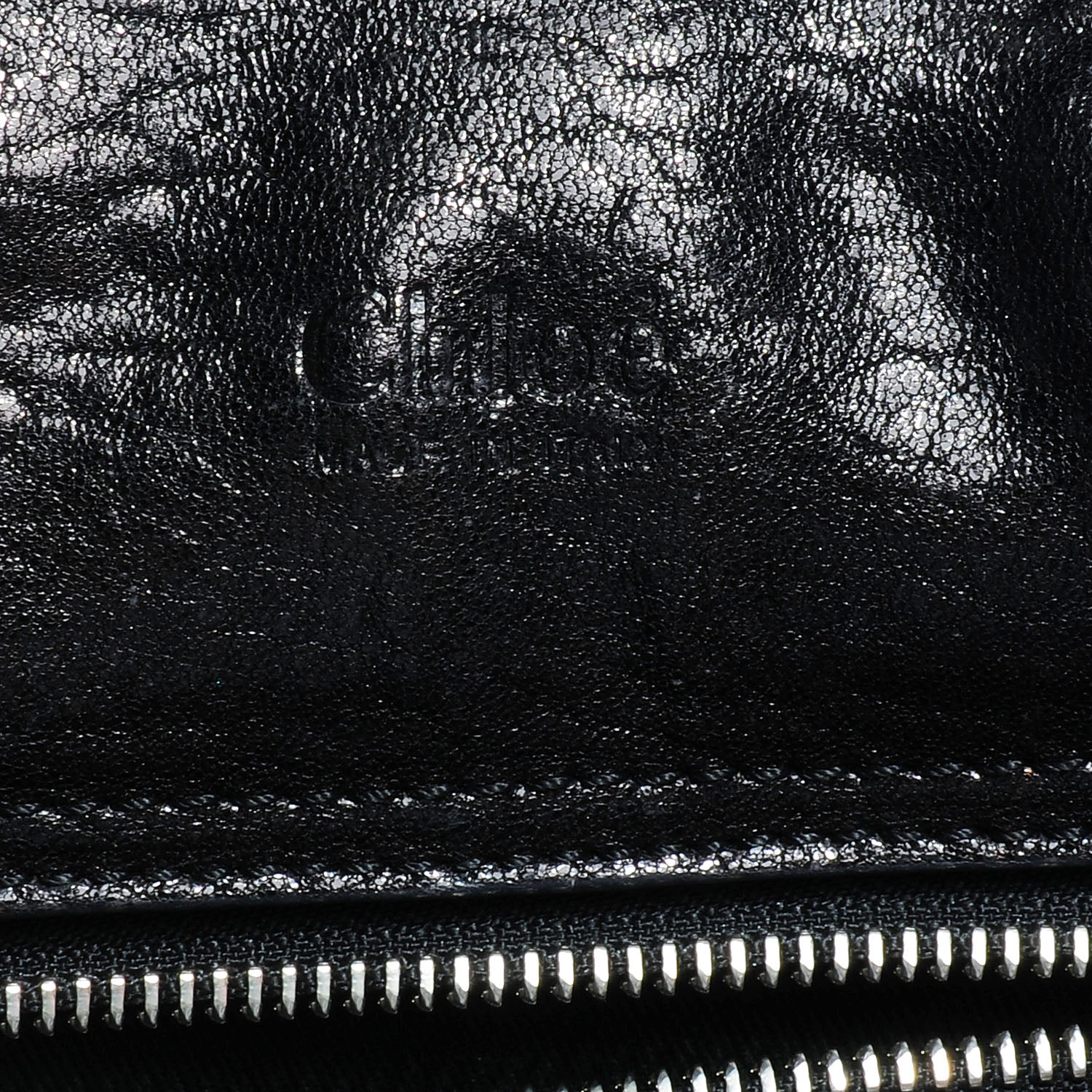 Chloe Leather Saskia Satchel Black 8 of 9
