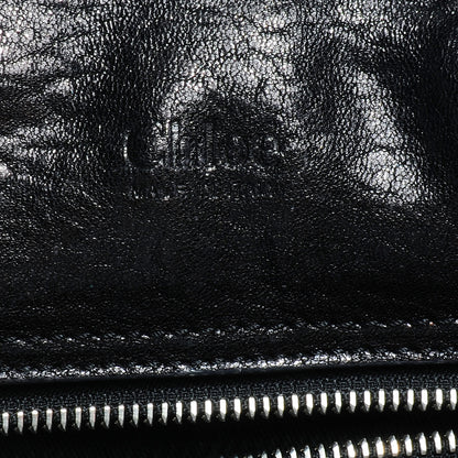 Chloe Leather Saskia Satchel Black 8 of 9
