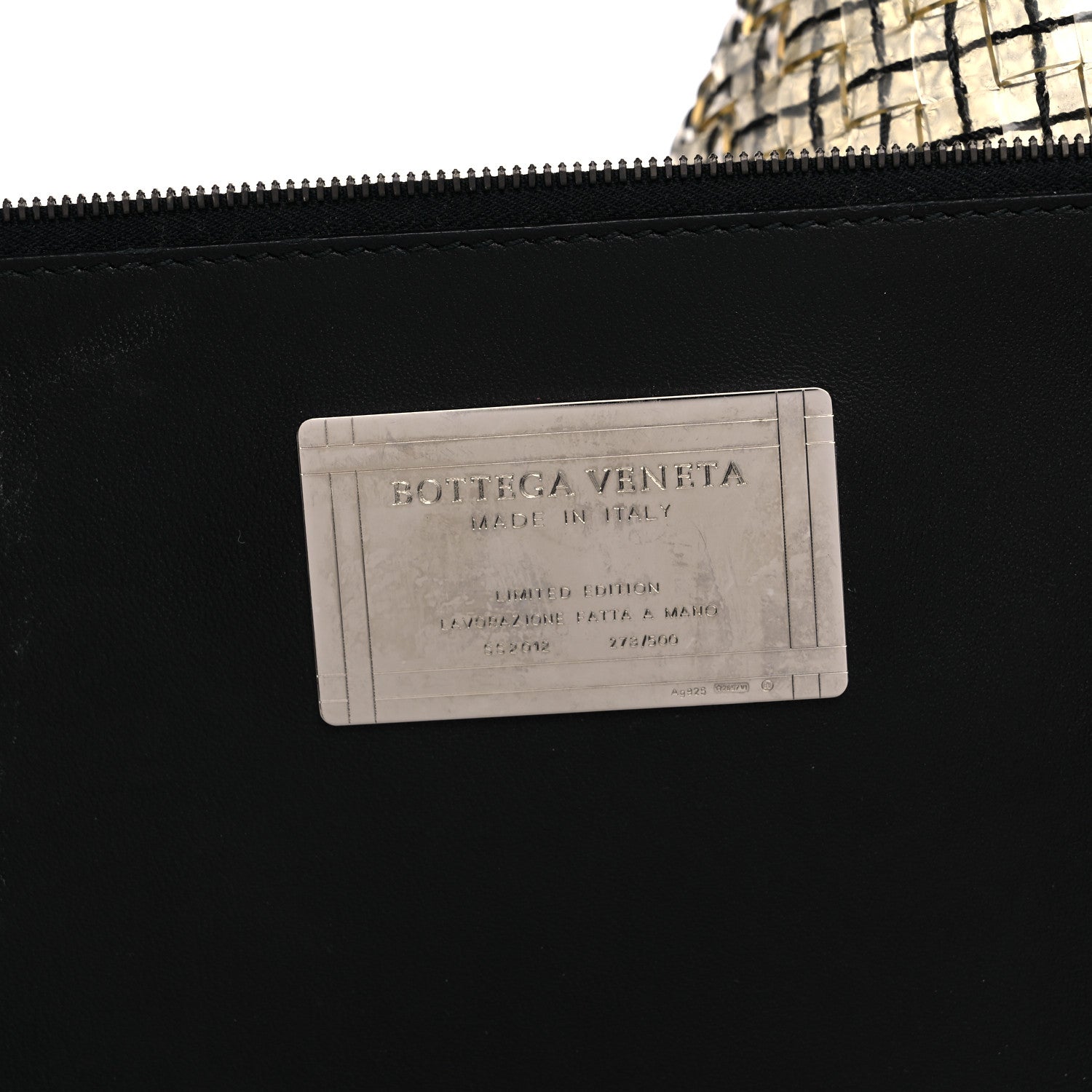 Bottega Veneta Nappa Intrecciato PVC Medium Cabat Black 7 of 12