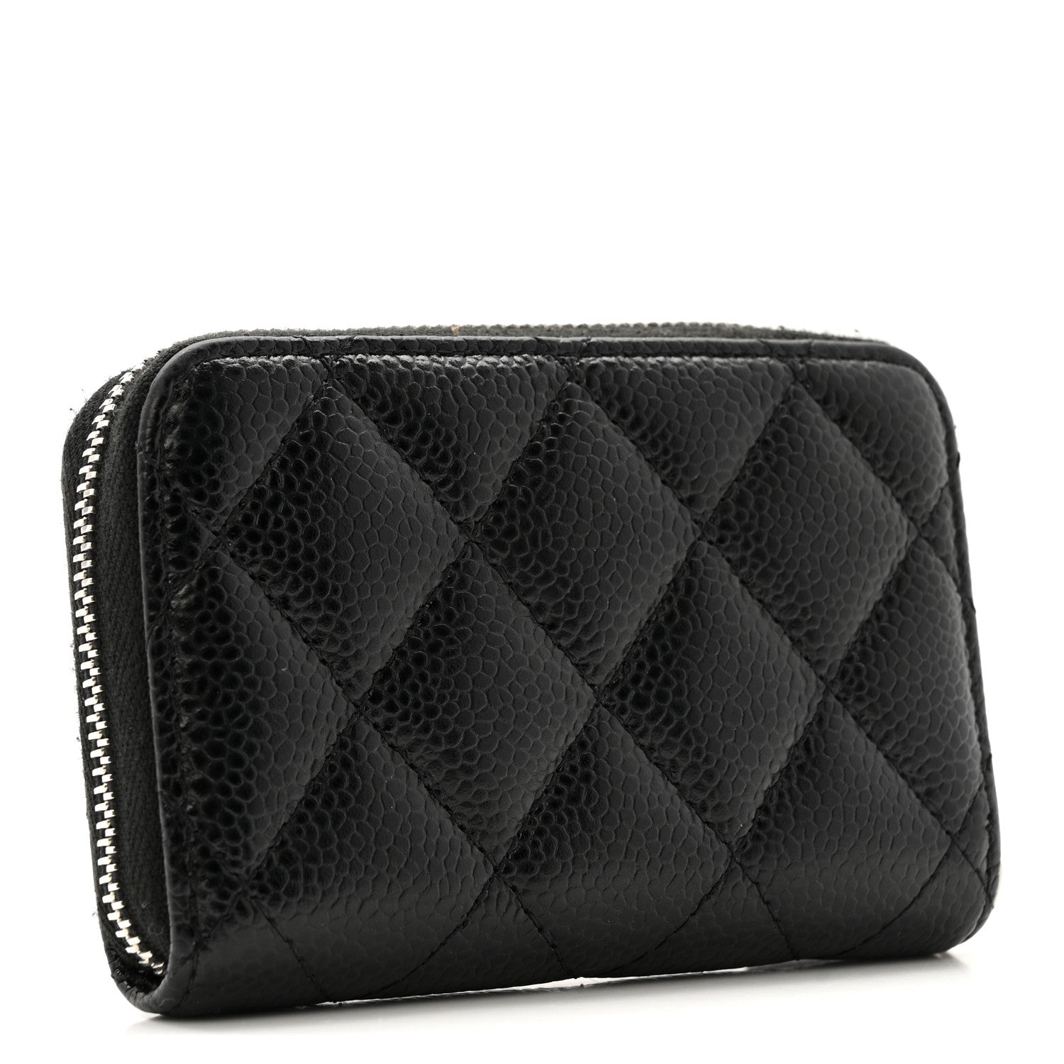 Chanel Caviar Quilted Classic Zipped Coin Purse Black 3 of 11