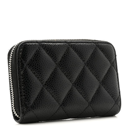 Chanel Caviar Quilted Classic Zipped Coin Purse Black 3 of 11