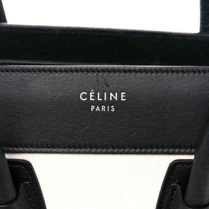 Celine Baby Grained Calfskin Nubuck Tri-Color Micro Luggage Iceberg 5 of 26