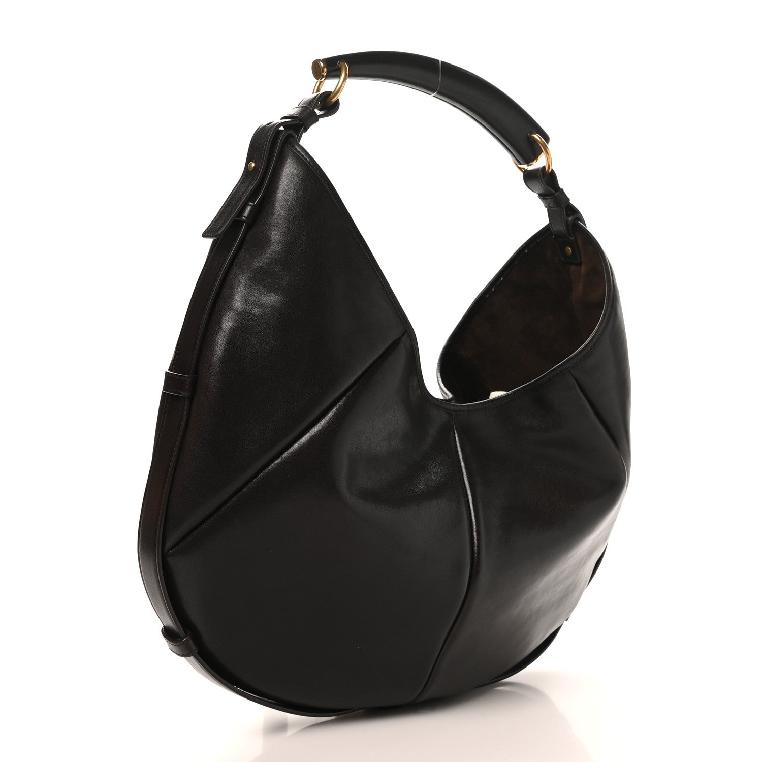 Saint Laurent Deerskin Mombasa Shoulder Bag Santal 7 of 30