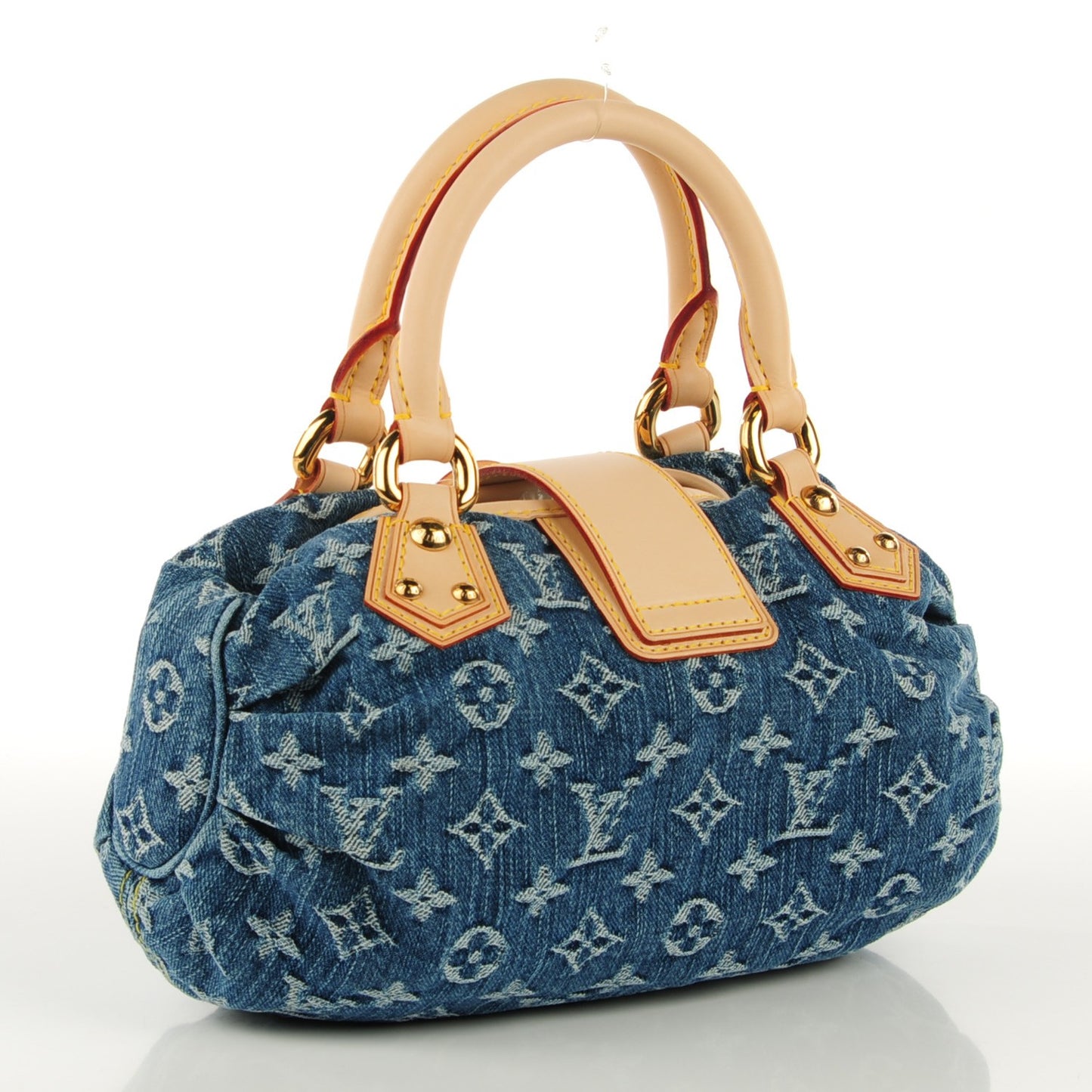 Monogram Denim Pleaty Blue