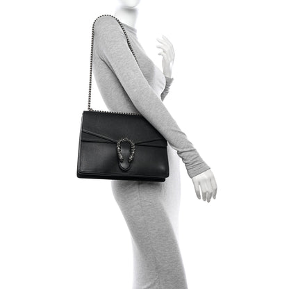 Gucci Dollar Calfskin Crystal Medium Dionysus Shoulder Bag Black Black Diamond 3 of 10