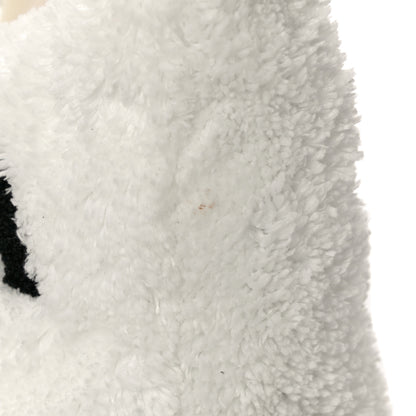 Prada Terry Cloth Mini Re-Edition 2000 Bag White Black 9 of 9