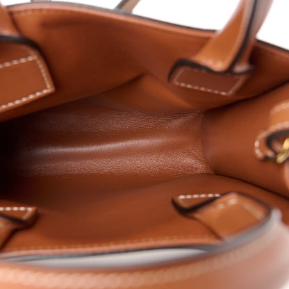 Celine Canvas Calfskin All Over Print Mini Vertical Cabas Natural Tan 5 of 9